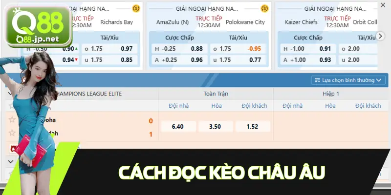 Từng cách đọc kèo Châu Âu cho hội viên