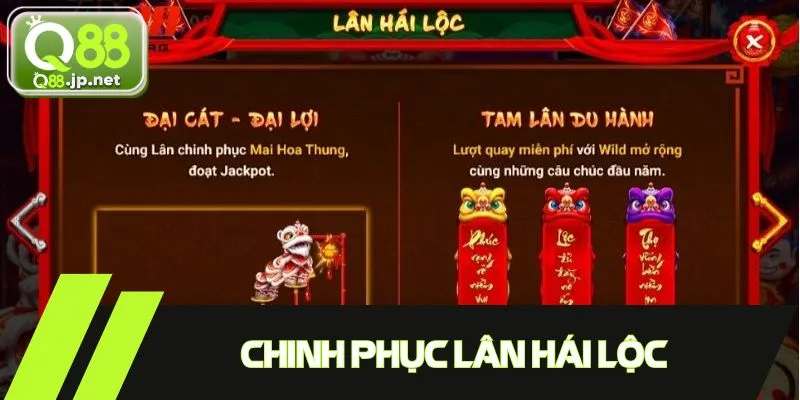 Click vào sảnh game và trải nghiệm siêu phẩm Lân Hái Lộc