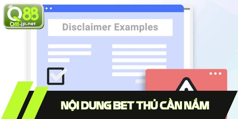 Loạt nội dung chi tiết bet thủ cần nắm