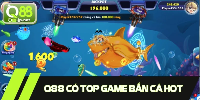 Chọn Q88 để trải nghiệm game bắn cá uy tín, hấp dẫn